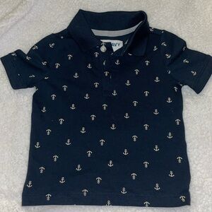 Old Navy anchor collared shirt size 12-18 months